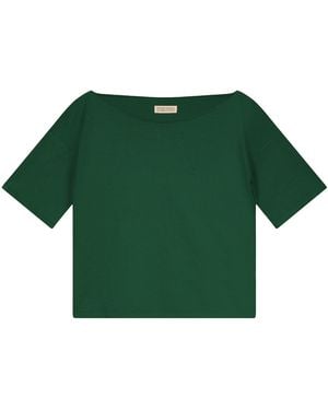 Marianne by Marie Jordane Cléo Asymmetrical T-Shirt - Green