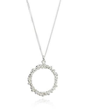 MOUNIR LONDON Hoop Pendant - Metallic