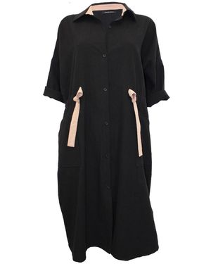Joeleen Torvick Shiloh Shirt Dress - Black