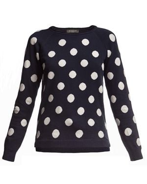 Rumour London Emmy Long Sleeve Polka Dot Jumper - Black