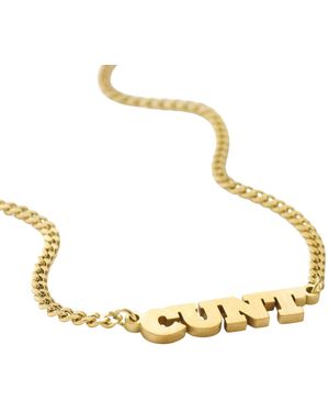 Hoops + Chains LDN C Word Chain - Metallic
