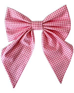 Sylk Hair Bow Clip - Red