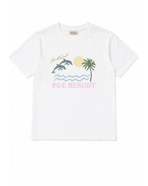 Par & Escala Dolphin T-Shirt - White
