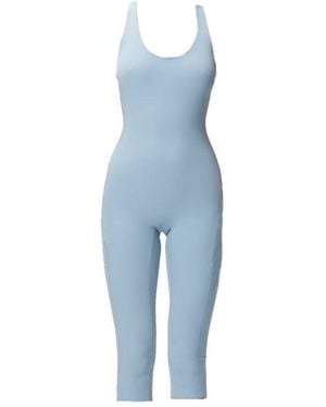 Monosuit Sky Racerback Sleeveless Workout Bodysuit - Blue