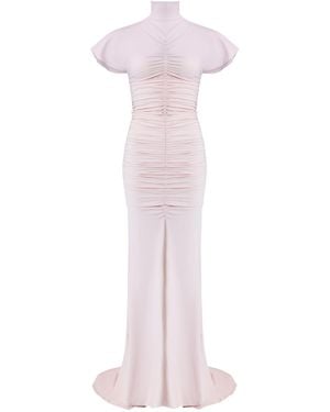 OW Collection Marla Bodycon Light Maxi Dress - Pink
