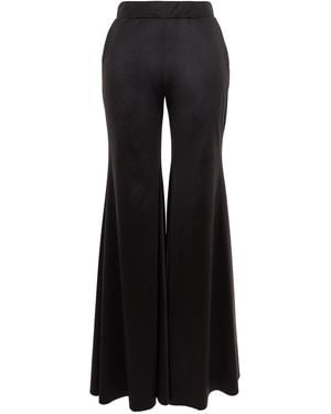 Silvia Serban Lycra Flared Trousers - Black