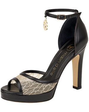Moon D'elle The Nebbiolina Heels - Black