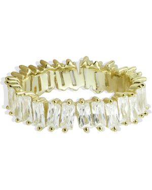 Argento Vivo Karla Baguette Ring - Metallic