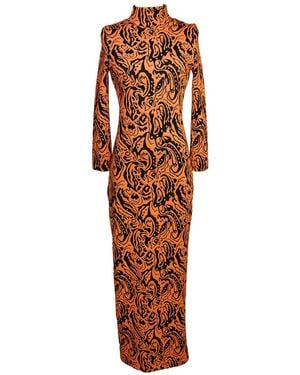 Jennafer Grace Catroux Dress - Brown