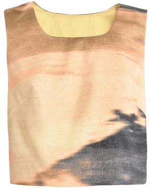 Lalipop Design Aura Sleeveless Top - Natural