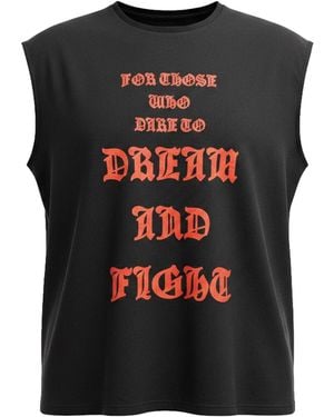 TOKKOU Japanese Cotton Sleeveless Top With Hannya Print - Black