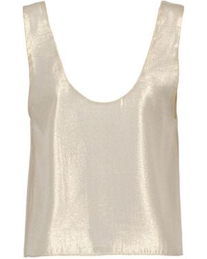 Marianne by Marie Jordane Sacha Golden Top - White