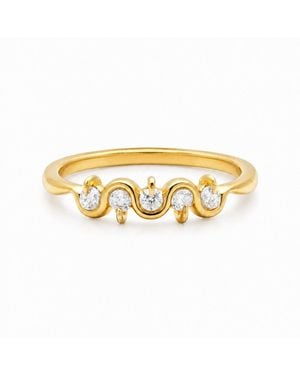 Belinda Jewelz Topaz Wavy Multi - Metallic