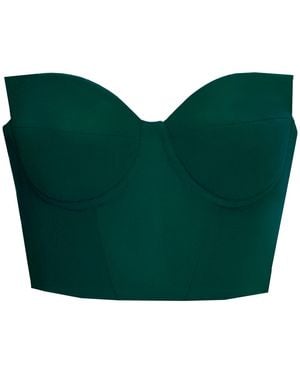 Angelika Jozefczyk Emerald Corset Top Sanremo - Green