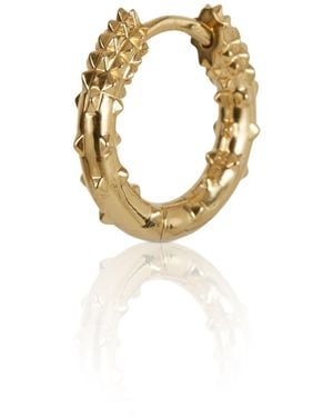 Kasun Small Hoop Earrings – - Metallic