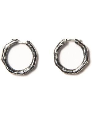 GYUNIA Cerchio Hoop Earrings - Metallic