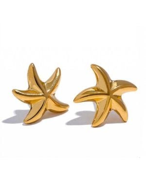 Decolet the label Estrella Earrings - Metallic