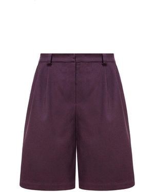 Mandragora Loose Bermuda Shorts Omaro - Purple
