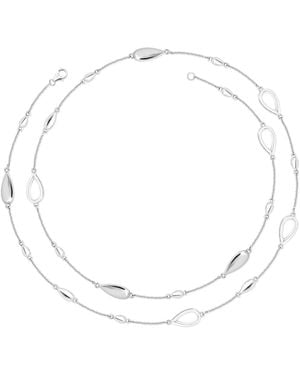 Lucy Quartermaine Station Petal Necklace - Metallic