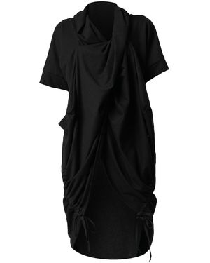 Metamorph Extravagant Draped Tunic - Black