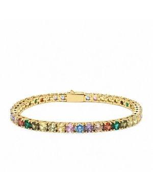 Nialaya Tennis Bracelet With - Metallic
