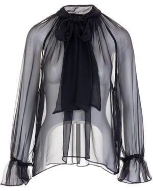 Eternoir Noir Veil Blouse - Black