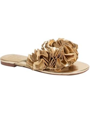 Selena Selena The Florist Flat Sandal - Natural