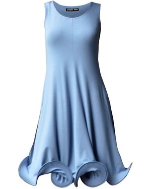 Laura Daili Ocean Curl Dress - Blue