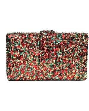 Simitri Holly Jolly Kitsch Clutch - Red