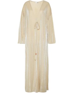 By Felizia Neutrals Arianna Embellished Cover-Up - Natural