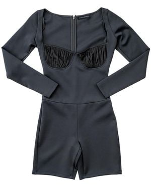 Circular Path Juliet Romper - Black