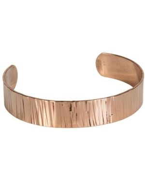 Anatoliacraft Chunky Solid Copper Cuff Bracelet - Metallic