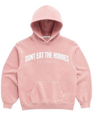 Dont Eat the Homies Arch Hoodie - Pink