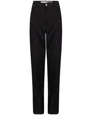 Pcfg Free Heaven Linen Suit Pant - Black
