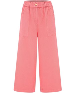 Sugarhill Charlene Cropped Pants Coral - Pink