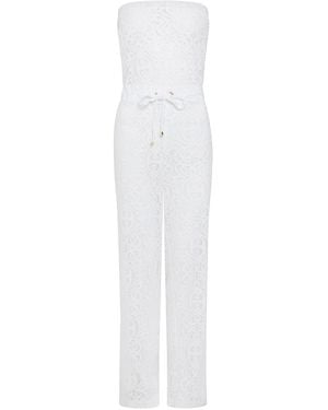 Leyla Maya Ltd Hattie Bandeau Jumpsuit - White