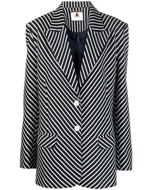 Nissa Oversize Single-Breasted Blazer - Black