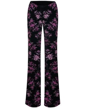 Maison sél Soji Velvet Trousers - Blue