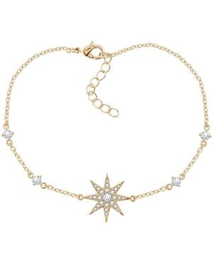 Diamonbliss Marilyn Monroe Hollywood Star Station Bracelet - Metallic
