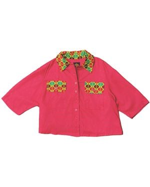 House of Caswell Veronica Cargo Utility Top - Pink