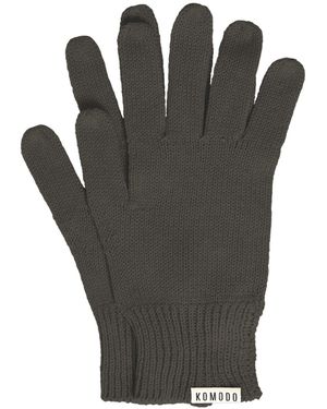 Komodo City Organic Cotton Gloves - Grey