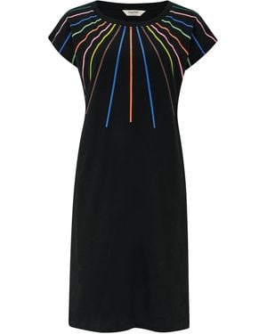 Sugarhill Katelyn Jersey Tunic Dress, Lazer - Black