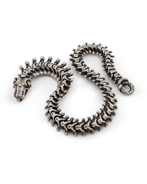 Snake Bones Bracelet - Metallic
