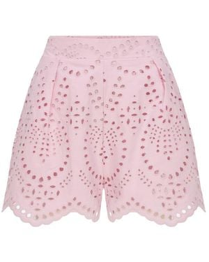 Thisisu Collection Solstice Short -High Waist Broderie Short - Pink