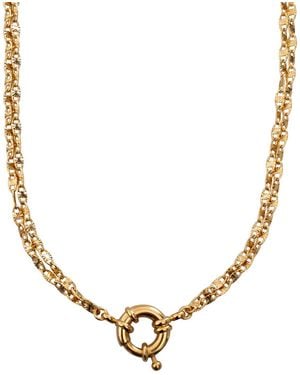 IN CAUDA VENENUM Archangel Necklace - Metallic