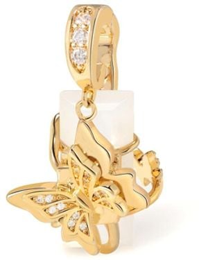 Freqnc Atelier Twin Butterfly Charm - Metallic