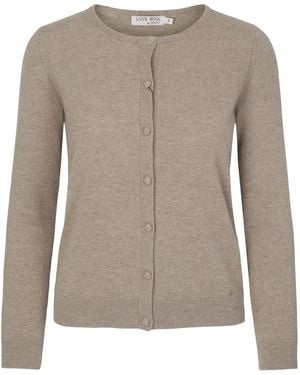 tirillm Emilie Basic Cashmere Cardigan - Brown
