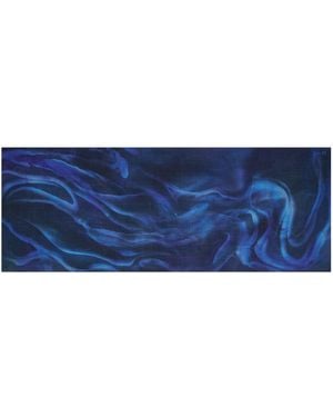 Auguri Water Print Cashmere Scarf - Blue