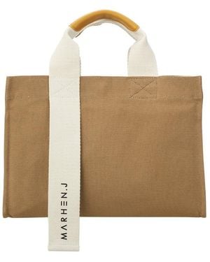 MARHEN.J Neutrals Canvas Tote Bag - Natural