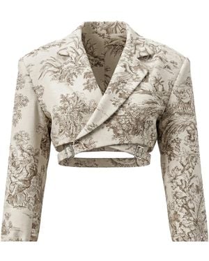 La Musa Savoy Blazer - Gray